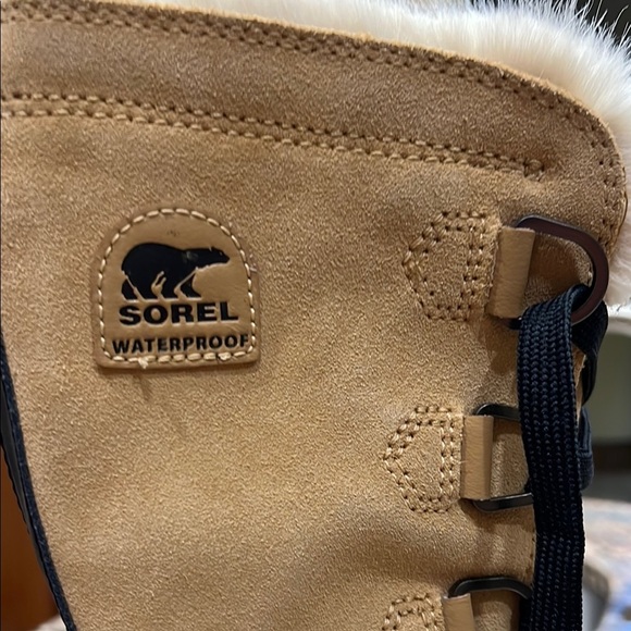 NWT’S Sorel Tan Waterproof Women's Snow Boots SZ 7.5 New - Picture 5 of 14